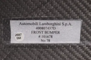 Lamborghini Gallardo Super Trofeo Frontstoßstange 400807437D, 101678 NEU Carbon Original - Bild 13