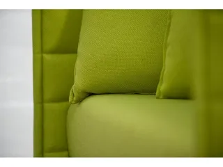 VITRA Alcove Highback Sofa Stoff Grün chrom 2-Sitzer H:138cm B:160cm T:85cm - Bild 12
