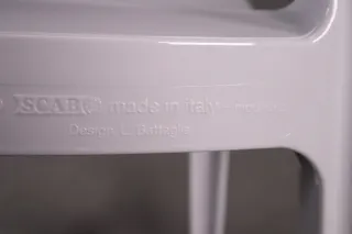 Scab Stapelstuhl IGLOO CHAIR weiß hochglanz Modell: 2357310 NEU evtl Lagerspuren - Bild 8