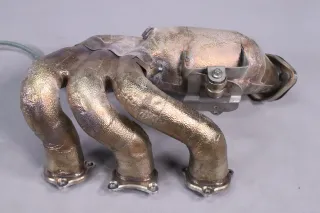 Porsche 981 Cayman GT4 Clubsport Abgaskrümmer mit Kat 9811132118C 9811132128C Gebraucht - Bild 3