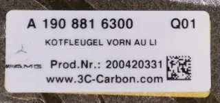 Mercedes-AMG GTR Pro Kotflügel links  Carbon A19088047019133 A1908816300 NEU - Bild 13