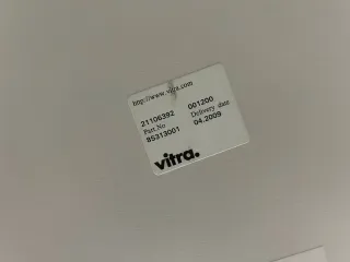 VITRA Joyn Arbeitsinsel Bürotisch weiß Stromanschluss Lampe L:360 B:180 H:74cm - Bild 8