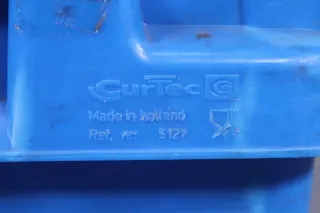 CurTec Kunststoffverteilerbox mit Faltdeckel 5121 blau 40x30x25cm gebraucht - Bild 12