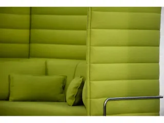 VITRA Alcove Highback Sofa Stoff Grün chrom 2-Sitzer H:138cm B:160cm T:85cm - Bild 9