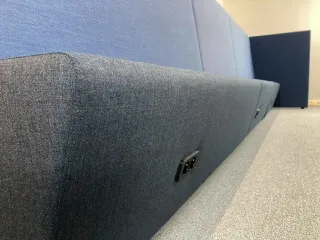 DRISAG Ply Zugbank blau 10-Sitzer mit Steckdosen Länge 510cm gebraucht - Bild 10