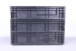 RL-KLT 6147 ÊSD Kunststoffbox schwarz bekuplast 01079 60x40x14,7cm stapelbar - Bild 15