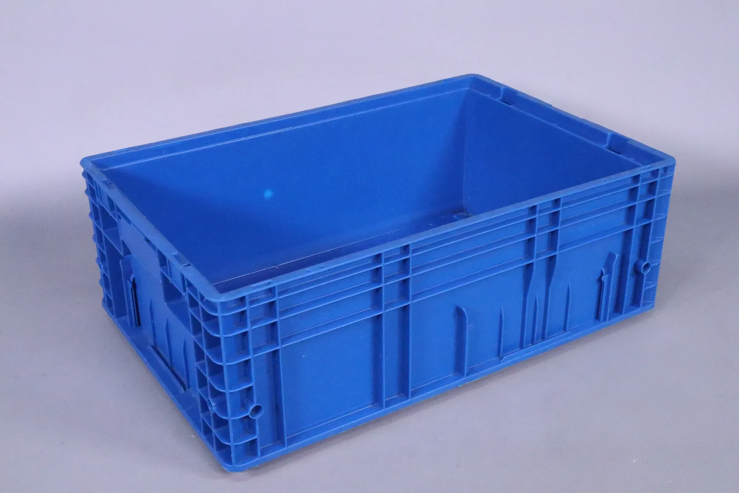 RL-KLT 6213 Kunststoffbox blau 40-6213 60x40x21,3cm stapelbar gebraucht labelfähig - Bild 1