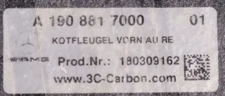 Mercedes-AMG GT4 Kotflügel links rechts silber A1908808501 A1908808601 NEU - Bild 10