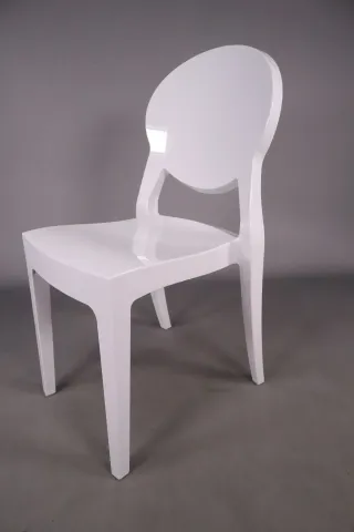 Scab Stapelstuhl IGLOO CHAIR weiß hochglanz Modell: 2357310 NEU evtl Lagerspuren - Bild 1