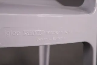 Scab Stapelstuhl IGLOO CHAIR weiß hochglanz Modell: 2357310 NEU evtl Lagerspuren - Bild 7