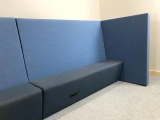 DRISAG Ply Zugbank blau 10-Sitzer mit Steckdosen Länge 510cm gebraucht - Bild 12