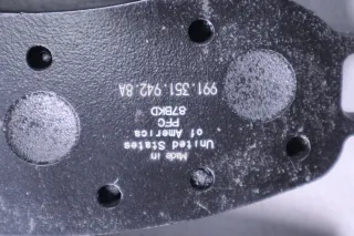 Porsche 991 PFC Bremsbelagsatz vorn 9913519428A Gebraucht sehr guter Zustand - Bild 4