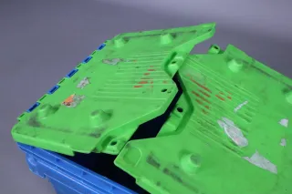 CurTec Kunststoffverteilerbox mit Faltdeckel 5121 blau 40x30x25cm gebraucht - Bild 13