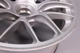FERRARI F430 GT3 18“ Felge vorne BBS RE1005 778 silber gebraucht aber gut - Bild 6