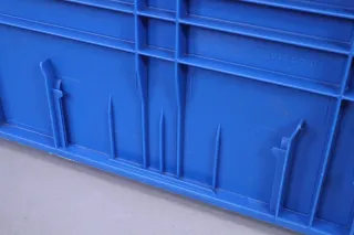 RL-KLT 6213 Kunststoffbox blau 40-6213 60x40x21,3cm stapelbar gebraucht labelfähig - Bild 8