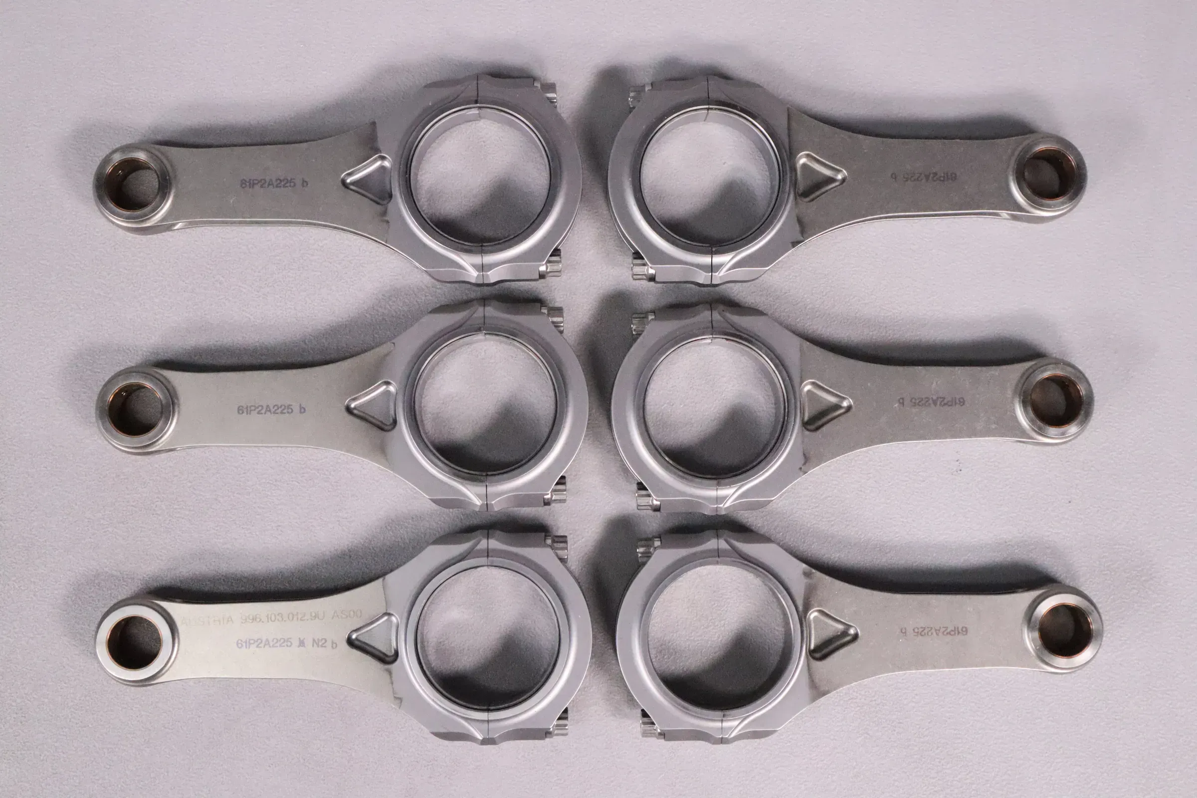 Porsche 996 Cup S 3,8L Pleuel-Set Lange Ausführung 61P2A225 b  Gebraucht 25h - Bild 1