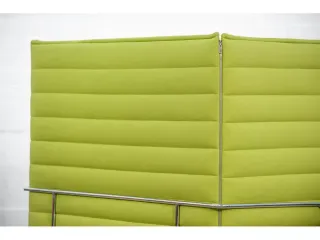 VITRA Alcove Highback Sofa Stoff Grün chrom 2-Sitzer H:138cm B:160cm T:85cm - Bild 17