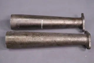 PORSCHE Endrohrset 60-70er Jahre   Länge 36 cm   Durchmesser 8cm  Gebraucht - Bild 2
