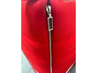 VITRA Alcove Highback Sofa Stoff Rot chrom 2-Sitzer H:138cm B:160cm T:85cm - Bild 2