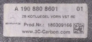 Mercedes-AMG GT4 Kotflügel links rechts silber A1908808501 A1908808601 NEU - Bild 9