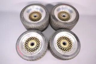 PORSCHE 956 962 BBS Räder Felgen 95636102200 95636102400 mit neuen Regenreifen - Bild 1