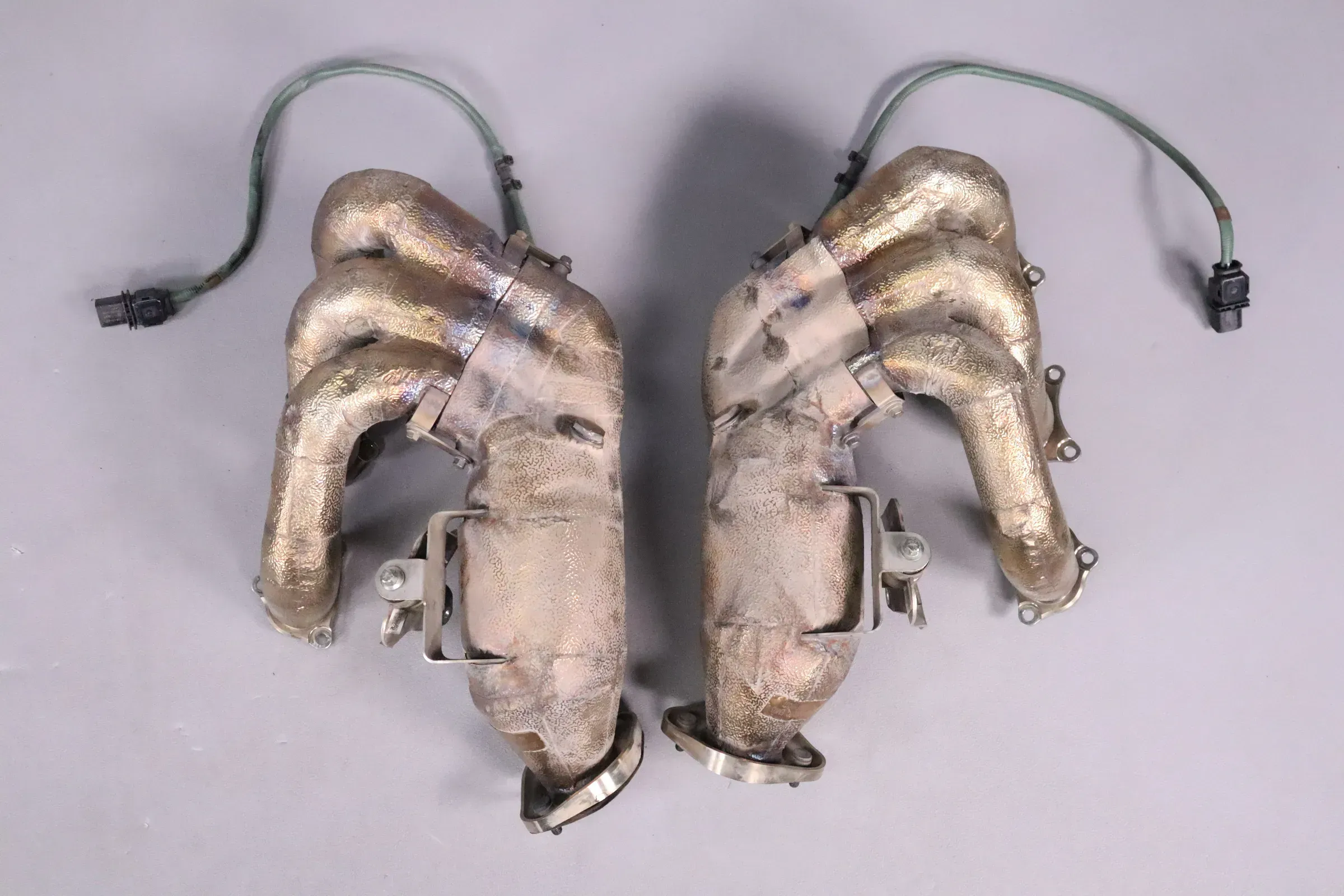 Porsche 981 Cayman GT4 Clubsport Abgaskrümmer mit Kat 9811132118C 9811132128C Gebraucht - Bild 1