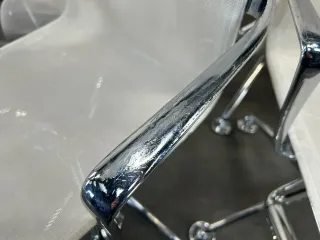 Bürodrehstul Konferenzstuhl ALIAS weiss chrom wie Vitra Eames Chair Gebraucht - Bild 17