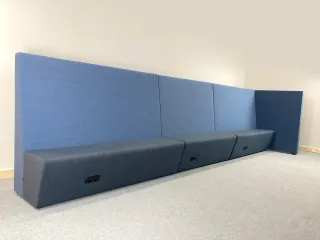 DRISAG Ply Zugbank blau 10-Sitzer mit Steckdosen Länge 510cm gebraucht - Bild 2