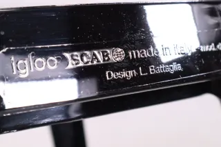 Scab Stapelstuhl IGLOO CHAIR schwarz hochglanz Modell:2357 380 NEU evtl Lagerspuren - Bild 9