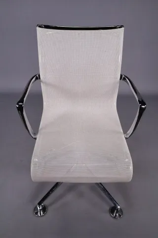 Bürodrehstul Konferenzstuhl ALIAS weiss chrom wie Vitra Eames Chair Gebraucht - Bild 6