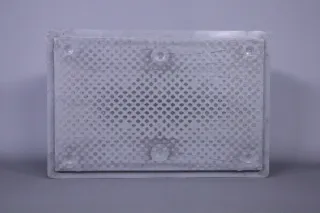 Lagerbox grau mit Griffen 60x40x24cm stapelbar Kistenboden geschlossen gebraucht - Bild 7