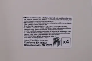 Scab Stapelstuhl Cokka mit Armlehnen Leinen Modell:228011 NEU evtl Lagerspuren - Bild 8