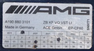 Mercedes-AMG GTR Kotflügel links Kunststoff A1908803101 A1908813100 NEU Lagersp. - Bild 11