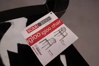 Scab Stapelstuhl IGLOO CHAIR schwarz hochglanz Modell:2357 380 NEU evtl Lagerspuren - Bild 6