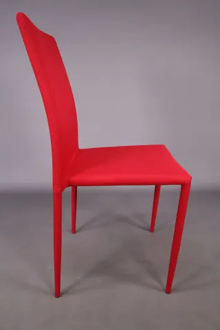 Piana Stapelstuhl Esszimmer Stoff rot EAN:5705994743425 NEU, Lagerspuren möglich - Bild 3