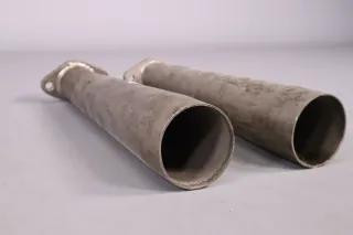 PORSCHE Endrohrset 60-70er Jahre   Länge 36 cm   Durchmesser 8cm  Gebraucht - Bild 5