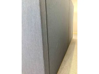 DRISAG Ply Zugbank in blau Akustikmöbel hohe Rückenlehne  8-Sitzer Steckdosen - Bild 13