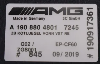 Mercedes-AMG GTR Pro Kotflügel rechts Carbon A19088048017245 A1908816400 NEU - Bild 11
