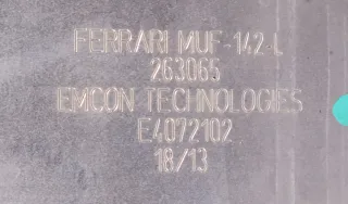 Ferrari 458 Italia Endschalldämpfer links Teilenummer 263065 Gebraucht - Bild 8