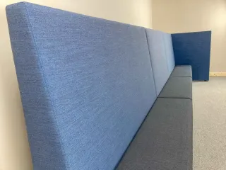 DRISAG Ply Zugbank blau 10-Sitzer mit Steckdosen Länge 510cm gebraucht - Bild 7