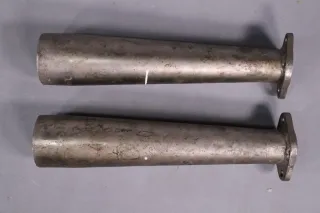 PORSCHE Endrohrset 60-70er Jahre   Länge 36 cm   Durchmesser 8cm  Gebraucht - Bild 1