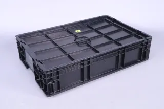 RL-KLT 6147 ÊSD Kunststoffbox schwarz bekuplast 01079 60x40x14,7cm stapelbar - Bild 1
