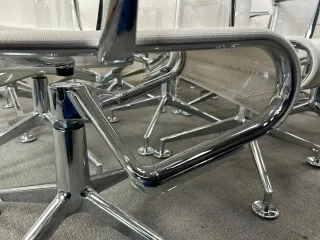 Bürodrehstul Konferenzstuhl ALIAS weiss chrom wie Vitra Eames Chair Gebraucht - Bild 13