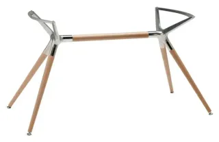 SCAB Tischgestell aus Stahl und Holz Buche Modell 5326 FN NEU - Bild 1