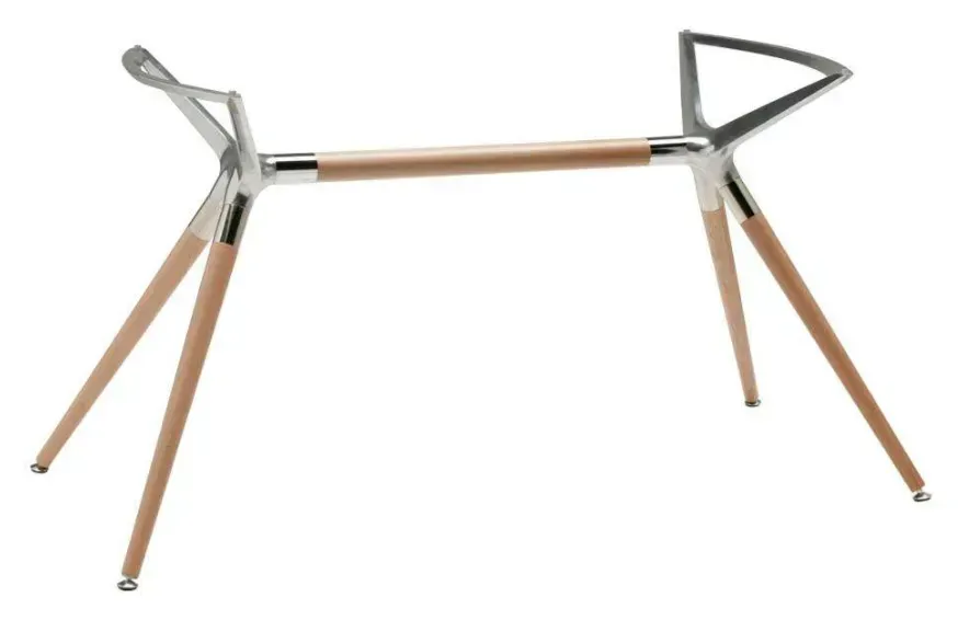 SCAB Tischgestell aus Stahl und Holz Buche Modell 5326 FN NEU - Bild 1