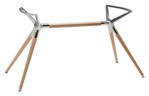SCAB Tischgestell aus Stahl und Holz Buche Modell 5326 FN NEU