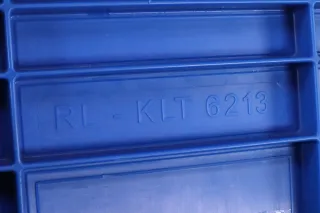 RL-KLT 6213 Kunststoffbox blau 40-6213 60x40x21,3cm stapelbar gebraucht labelfähig - Bild 10
