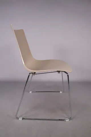 Scab Schlittenststuhl Zebra Tecnopolimero taupe Modell:261815 NEU Lagerspuren - Bild 3
