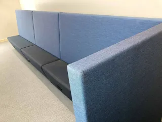 DRISAG Ply Zugbank blau 10-Sitzer mit Steckdosen Länge 510cm gebraucht - Bild 14