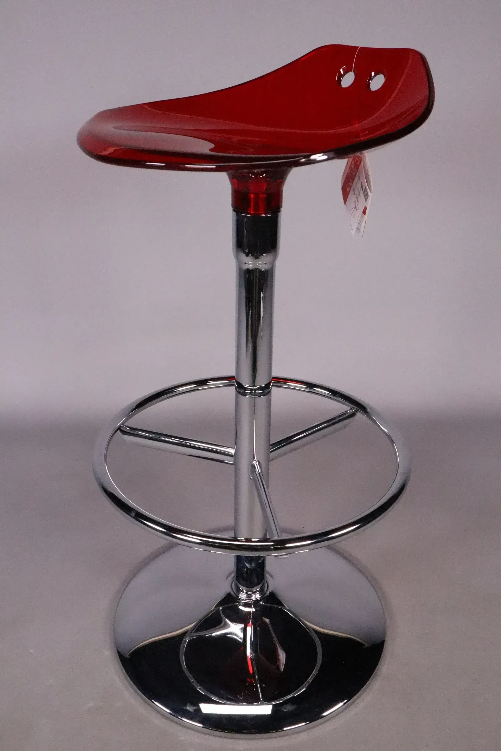 Scab Barhocker Frog twist H:84cm transparent rot EAN:8005733229829 NEU - Bild 1
